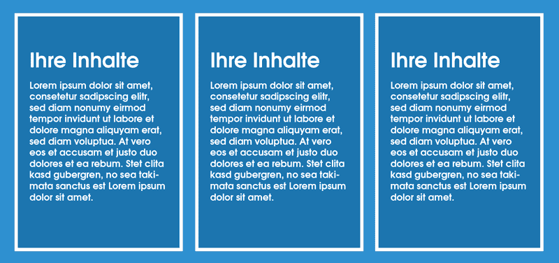 Layout 3 Spalten