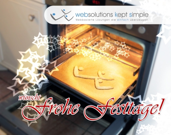 websolutions kept simple aus Porta Westfalica bei Minden in Ostwestfalen und Drush Drupal Entwicklung wünschen Frohe Weihnachten.