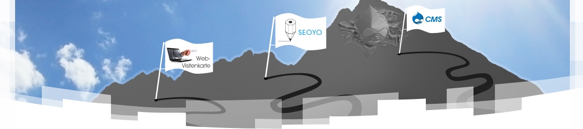 webks: web Dreigestirn - Drupal CMS - SEOYO Simply Edit On Your Own und Webvisitenkarte