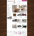 möbelpunkt.de JTL-Shop Webdesign Startseite auf einem Desktop PC