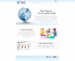 Startseite Drupal Webdesign TD-Pharma.de