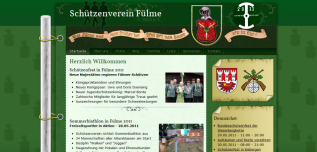 Drupal Webdesign Internetpräsenz Schützenverein Fülme