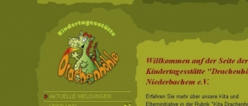 Webdesign Drupal Internetauftritt Kindertagesstätte Drachenhöhle e. V.