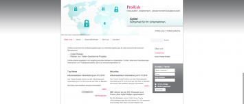 ProRisk.de: Drupal 7 CMS Webdesign