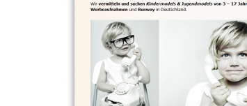 Modelkids.de - Webdesign Drupal CMS Website & Modelportal