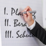 Schulung am Flipchart