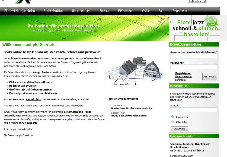 Webdesign & eCommerce Drupal CMS PlotXpert.de
