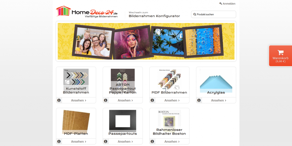 Homedeco-24.de JTL-Shop3 individuelle Template Erstellung