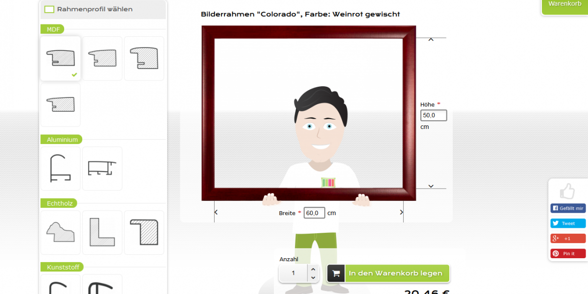 Drupal CMS Commerce Bilderrahmen Konfigurator individuelle Entwicklung Drupal CMS Commerce Bilderrahmen Konfigurator individuelle Entwicklung