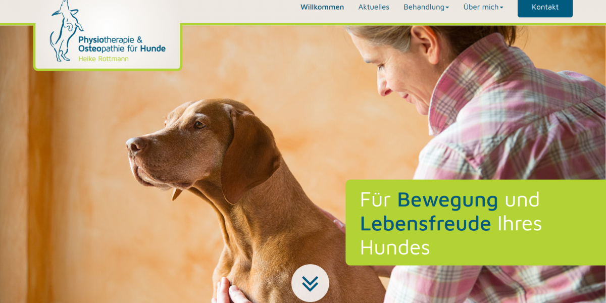 Hundephysio-Minden.de Startseite Desktop PC / Laptop