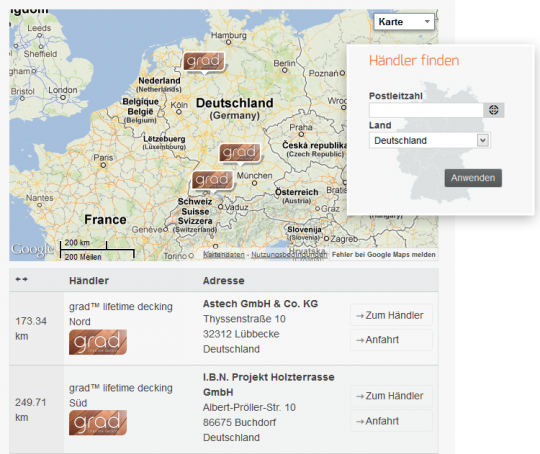 Drupal CMS Entwicklung GPS Geo Tagging Maps