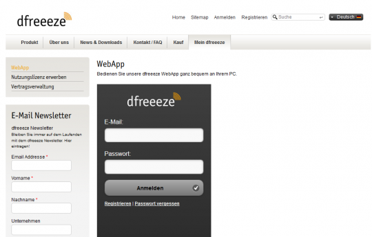Drupal responsive Webdesign - Web App Integration in Website