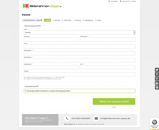 Drupal Commerce Konfigurator Onlinesh Checkout Finishop Entwicklung