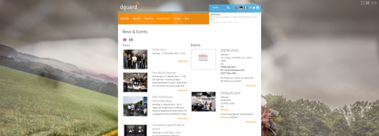 dguard.com - News & Events Übersicht