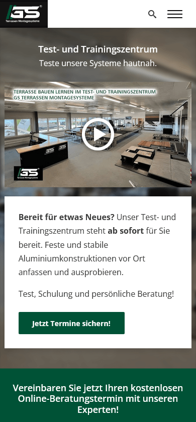 Ankündigung Test- & Trainingszentrum