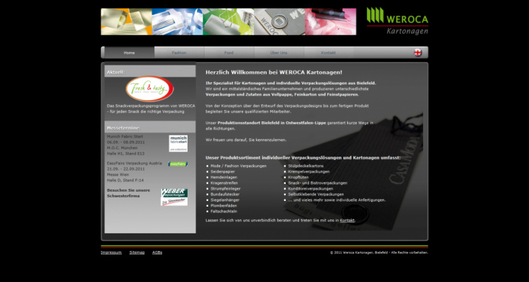 Weroca Kartonagen Suchmaschinenoptimierung (SEO)