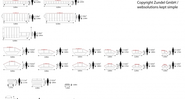 Vektorzeichnung Container / sonst. Abfallbehälter