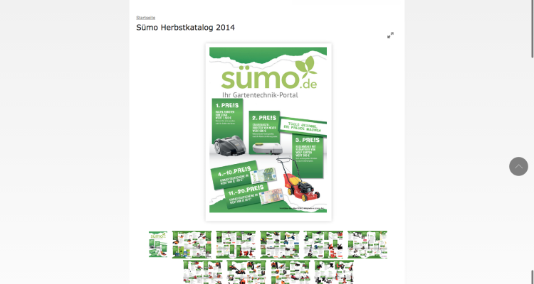 Sümo.de Drupal 7 HTML5 Blätterkatalog als Drupal Modulentwicklung