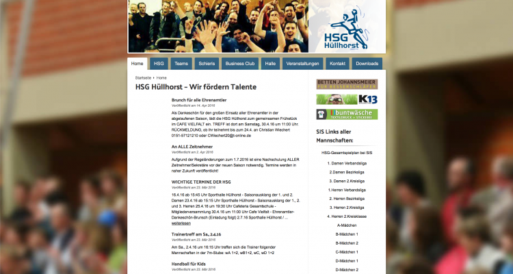 HSG-Hüllhorst.de: SEOYO Drupal 7 Responsive Web Design