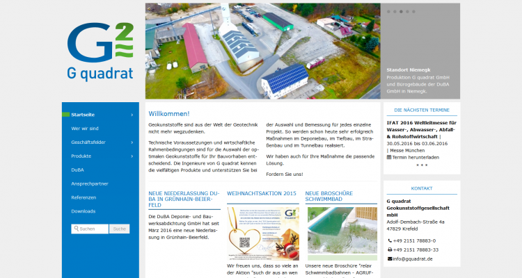 gquadrat.de: Drupal 7 CMS Responsive Web Design