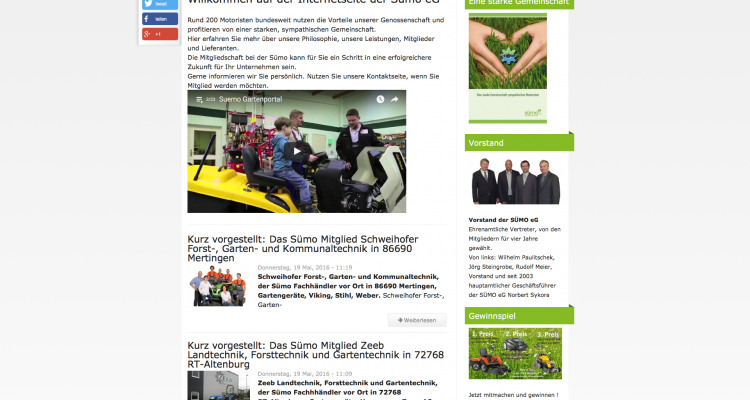 Suemo-eG.de: Drupal 7 Web Design