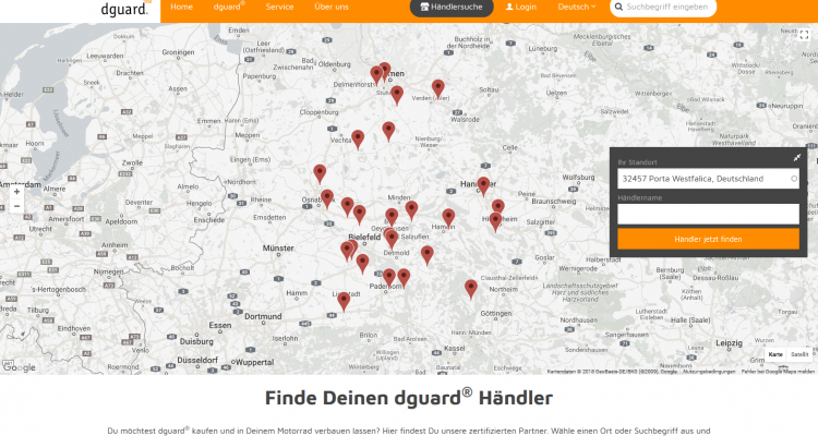 dguard® Händlersuche